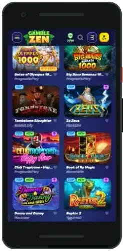 Gamblezen mobile cashier